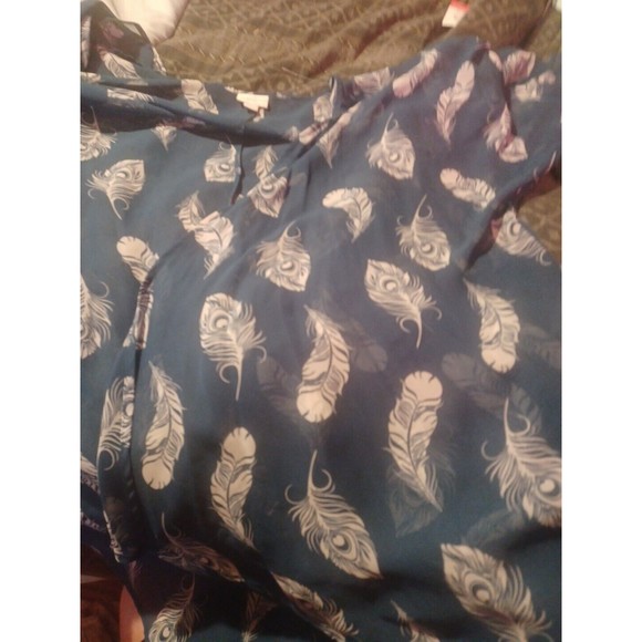 LuLaRoe Lindsay Size Large Kimono Floral Pattern - Picture 2 of 2